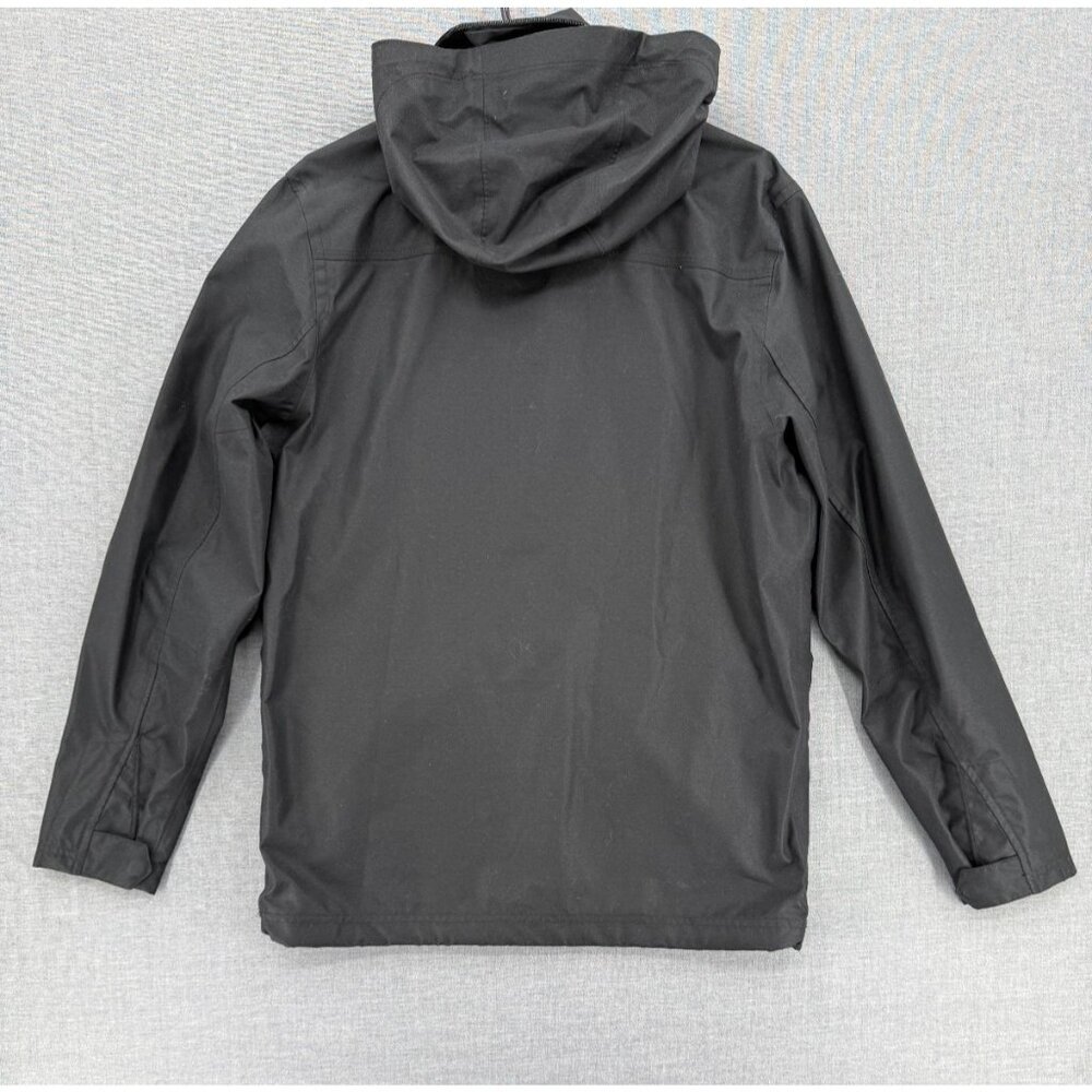 Prana M65 Olive Green Waterproof Jacket Hooded Mens M Rain Pockets - Picture 2 of 8